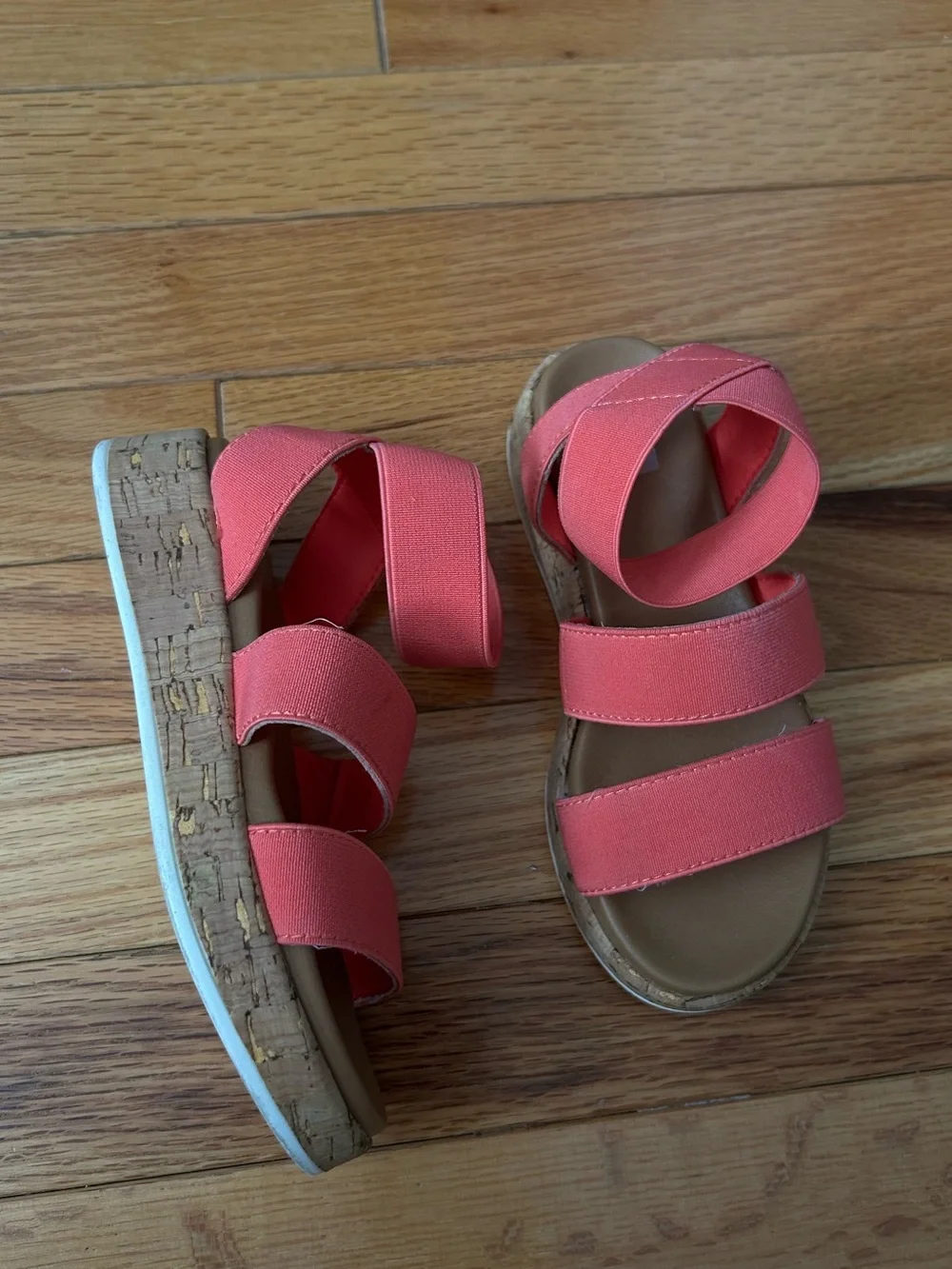 DV by DOLCE VITA Slink Girls Elastic Wedge Sandals